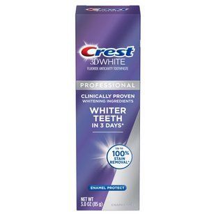 Зубная профессиональная паста Крест отбеливающая, Crest 3D White Whiter Teeth, 85г. 1663758189 фото