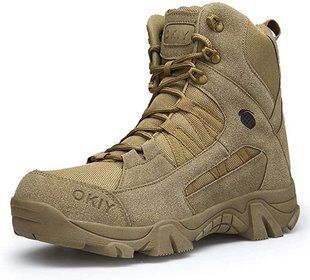 Lyoridra Tactical Boots Ліоридра тактичні берці койот для військових та трекінгу замша/текстиль 1623480587 фото