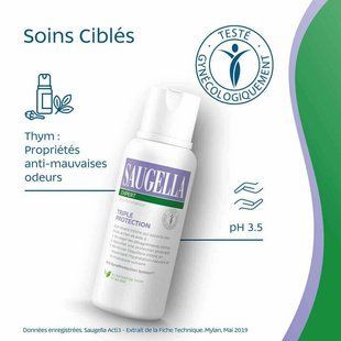 Saugella expert triple protection 250 мл, Саугелла &ndash; гель для інтимної гігієни, від запаху, свербежу та печіння з потрійним захист 2896909510 фото