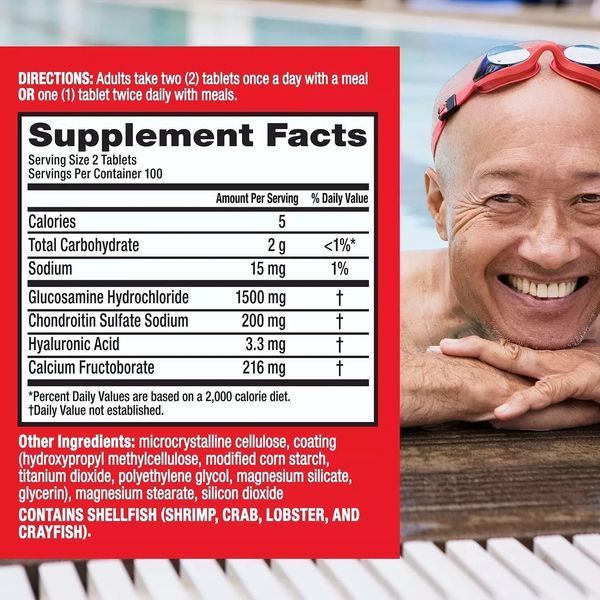 Move Free Advanced 200 шт. USA Glucosamine + Chondroitin с глюкозамином, хондроитином и Uniflex для суставов, 2597953358 фото