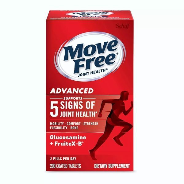 Move Free Advanced 200 шт. USA Glucosamine + Chondroitin с глюкозамином, хондроитином и Uniflex для суставов, 2597953358 фото