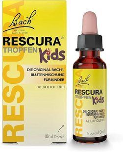 Капли Bach Rescura kids (Рескью кидс) для детей без алкоголя, 10 мл &ndash; средство для эмоционального баланса. 2722127230 фото