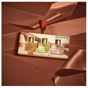Набор Nuxe Huile Prodigieuse Сухое масло для лица, волос и тела, 10ml х 3 2083196446 фото