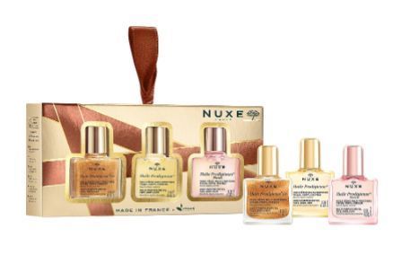 Набор Nuxe Huile Prodigieuse Суха олія для обличчя, волосся та тіла, 10ml х 3 2083196446 фото