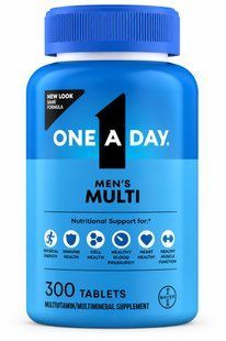 One A Day Men&rsquo;s multy nutritional support 300 таблеток мультивітаміни для підтримки чоловіків енергії імунітету та серця 3030650633 фото