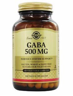 Solgar GABA 500 мг. Гамма-аміномасляна кислота, 100 капсул 1994013959 фото