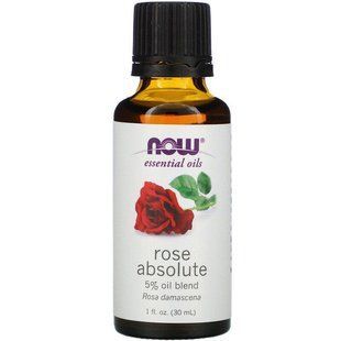Ефірна олія троянди дамаської та жожоба Нау Фудс США Now Foods Pure Rose Absolute Oil 30 мл USA 1453753286 фото