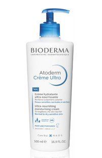 Bioderma Atoderm Creme Ultra поживний крем для тіла для нормальної та сухої чутливої шкіри 500мл Франція 1962465588 фото
