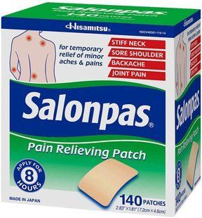 SALONPAS HISAMITSU Пластырь обезболивающий Салонпас Япония 7.2 х 4.6 см 20 шт 1568122911 фото