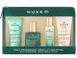 Набір по догляду за шкірою Nuxe Huile Prodigieuse (Олія 30мл, Парфуми 15мл, Гель д/душа 30мл, скраб д/тіла 30мл) 1978955863 фото