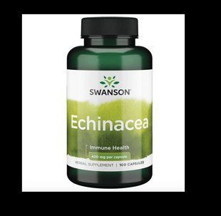 Біологічно Активні Добавки Свансон США Ехінацея для імунітету Swanson Echinacea 400 мг 100 капсул USA 1392245671 фото