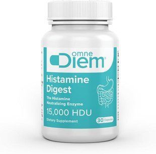 Omne Diem Histamine Digest DAO 15000 HDU, 30 капсул, Омни Дием Гистамин - фермент DAO для расщепления гистамина и пищеварения. 2948935597 фото