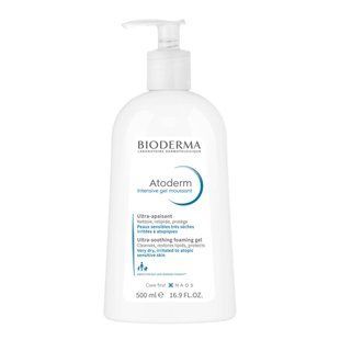 Гель BIODERMA Atoderm Intensive gel Moussant 500 мл очищающая пенка для ухода за кожей 2317976431 фото