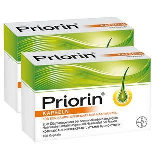 PRIORIN kapsen Bayer Пріорін 120 капсул німецький препарат проти випадіння волосся. 1392024407 фото