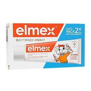 Детская зубная паста Elmex Dentifrice Enfant от 3 до 6 лет 2х50 мл 1961984109 фото