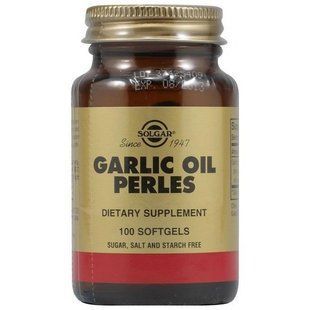 Біологічно Активні Добавки Солгар Часникове масло Перлес 100 капсул Solgar Garlic Oil Perles (5324932) 184025829 фото
