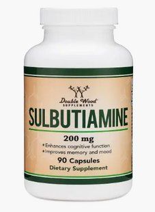 Double Wood Sulbutiamine Сульбутіамін (вітамін Б1) 200 мг. 90 шт 2221092671 фото
