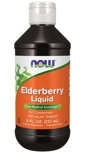 Біологічно активна домішка Бузина рідка NOW Foods Elderberry Liquid концентрат 237 мл 1482992368 фото