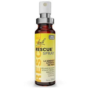 Краплі Баха BACH RESCUE SPRAY Sans Alcool, 20 мл, Реск'ю &mdash; заспокійливий спрей для емоційної рівноваги з квітами Баха 2831696305 фото