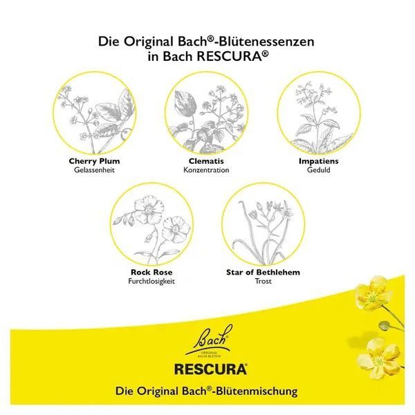 Краплі Баха BACH RESCUE SPRAY Sans Alcool, 20 мл, Реск'ю &mdash; заспокійливий спрей для емоційної рівноваги з квітами Баха 2831696305 фото