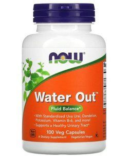 Мочегонное средство, травяное Now Foods Water Out 100 капсул 1761195946 фото