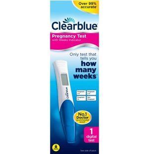 Clearblue Digital Клиаблу цифровий Тест на раннє виявлення вагітності з індикатором тижнів 1 шт. Швейцарія 1621486877 фото