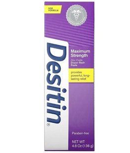 Desitin Maximum Strength USA, 136 г, Деситін Максимум - крем від попрілостей для дітей, 40% оксид цинку. 2861629736 фото