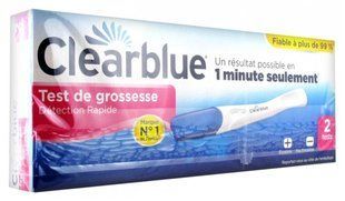 Clearblue Rapid Detection (Кліаблу) Тест на вагітність, Швидке виявлення 2 тести Швейцарія 1636101751 фото