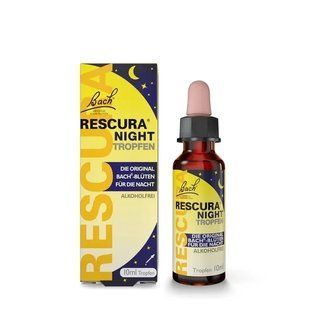 Краплі Баха Bach Rescue Night (Реск'ю найт) без алкоголю, 10 мл &ndash; натуральний нічний засіб для сну та релаксації 2722102738 фото