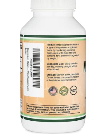 Магній малат Double Wood Magnesium Malate 1500 mg, 420 шт. 2215400566 фото