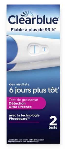 Clearblue 6 jours plus tot - тест на беременность с ранним определением до 6 дней, точность более 99%, 2 шт 2420912227 фото