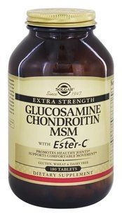 Solgar glucosamine chondroitin Глюкозамін + Хондроїтин + MSM з Ester-C, 180 таблеток - активна добавка для суглобів і хрящів. 261752441 фото