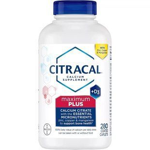 Добавка Citracal Maximum Plus, 280 капсул Цитракал- средство с кальцием цитратом + витамином D3 для костей. 2651625001 фото