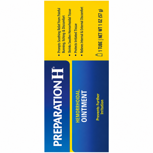 Preparation H&nbsp;57 г&nbsp;Препарейшн Ейч мазь від геморою для зменшення свербежу печіння та дискомфорту Preparation H 57g фото