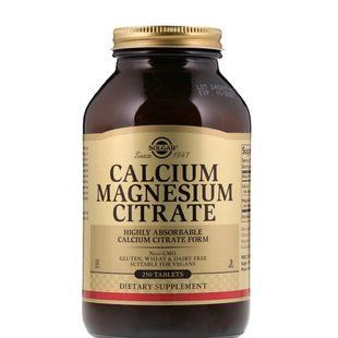 Минералы Солгар Цитрат Кальция 1000 мг и Магния 500 мг 250 таблеток Solgar Magnesium Citrate Calcium Citrate 184025892 фото