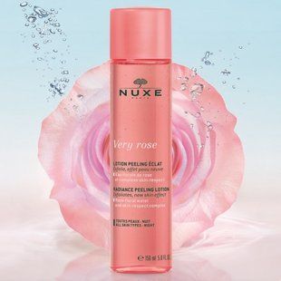 Лосьон придающий сияние коже лица с кислотами для пиллинга Нюкс Nuxe Very Rose Radiance Peeling Lotion 150 мл 1421558911 фото