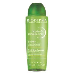 Bioderma node G shampooing purifiant 400 мл Біодерма очищувальний шампунь для жирної шкіри голови 3204267494 фото