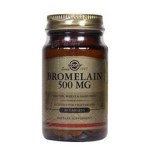 Биологически Активные Добавки Солгар Бромелайн 500 мг 30 таблеток Solgar Bromelain (5324869) 184026004 фото
