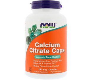 Минеральная добавка NOW Foods Magnesium Citrate Pure Нау Фудс Магний цитрат 240 капсул 1634729830 фото