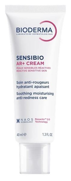 Bioderma Sensibio AR+ Cream 40 мл Біодерма Сенсібіо крем для чутливої шкіри з почервонінням та куперозом. 3093411469 фото