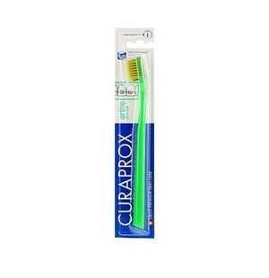 Зубная щетка Curaprox CS 5460 Ortho Ultra Soft ультра-мягкая салатово-жёлтая 229682341 фото