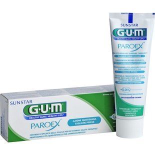 Профессиональная зубная паста GUM Paroex 75 мл для контроля зубного налета и ухода за деснами 2319313710 фото