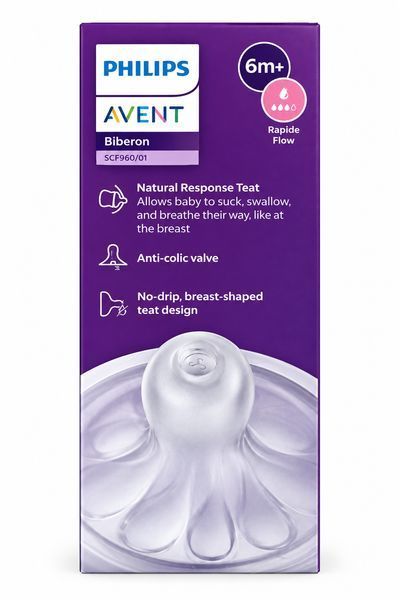 Philips Avent natural response biberon scy906/01 330 мл від 6 місяців Філіпс Авент дитяча пляшечка для годування 3207396296 фото